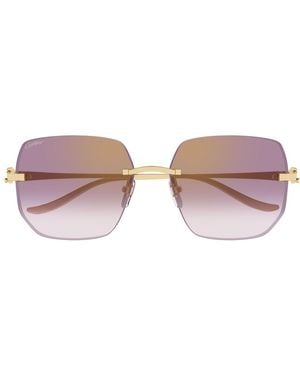 Cartier Cartier Ct0549S Panthere De Cartier 004 Sunglasses - Brown