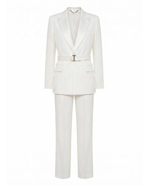 Victoria Beckham Suit Polyester Jacket - White