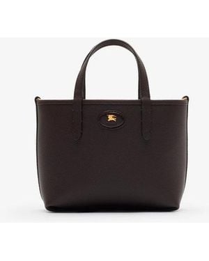 Burberry Burberry Leather Tote Bag - Black