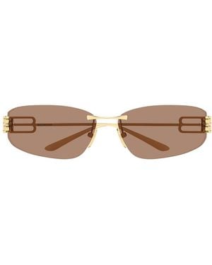 Balenciaga Balenciaga Bb0484S Linea Everyday 004 Sunglasses - Brown