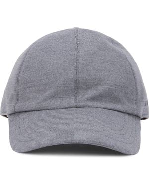 Slowear Wool Cap With Visor Virgin Hat - Grey