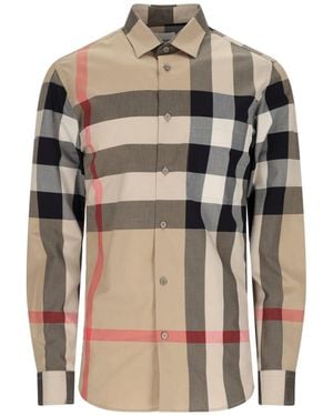 Burberry Check Shirt - Multicolour