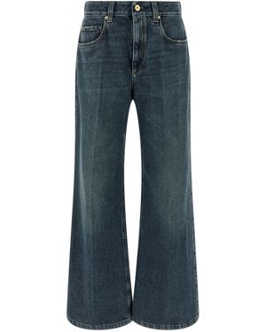 Brunello Cucinelli Cotton Flared Jeans Clothing - Blue