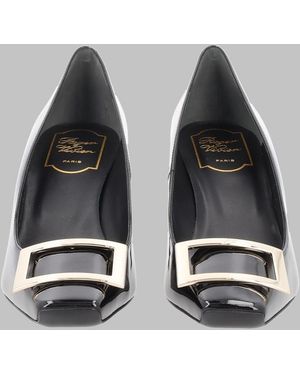 Roger Vivier Court Shoes Trompette Patent Leather - Black