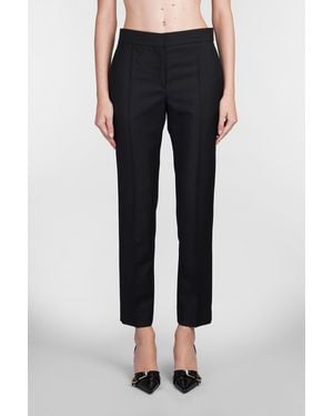 Givenchy Trousers In Black Wool - Blue