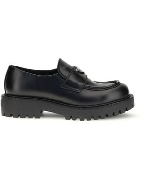 Prada Double Chocolate Loafers - Black
