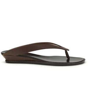 Giuseppe Zanotti Calf Leather Bos Taurus Platform Sandals - Brown