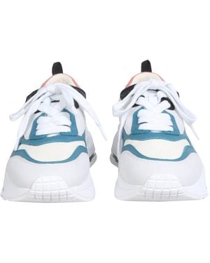 Ash Octopus Sneakers With Transparent Sole Leather Sneakers - Blue