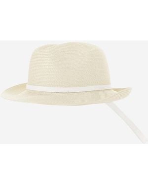 Filippo Catarzi 1910 Paper Blend Hat - Natural