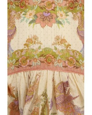 Zimmermann Mini Dress Indra Cotton - Yellow
