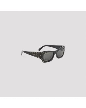 Celine Graphic S333 Sunglasses Acetate Crystals Glasses - Metallic