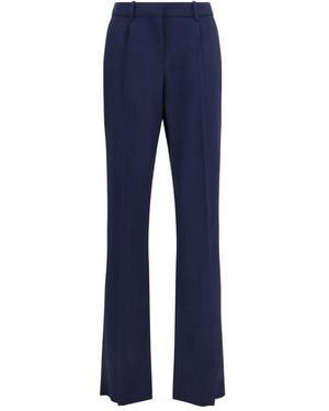 Balenciaga Wool Oves Aries Trousers - Blue