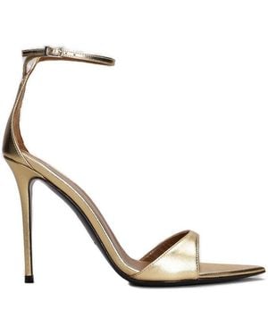 Giuseppe Zanotti Kanda Pointed Toe Sandals - Metallic