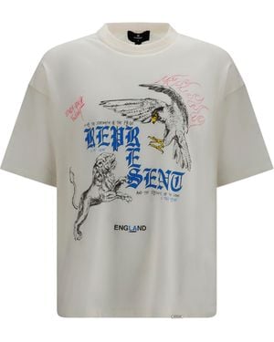 Represent Enemy T-Shirt Cotton T-Shirts - Gray