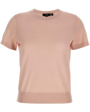 Theory Basic Tee Jumper - Pink