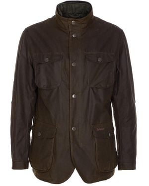 Barbour Ogston Wax Jacket - Brown