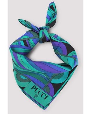 Emilio Pucci 52X52 Foulard - Blue