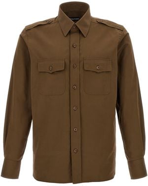 Tom Ford Military Shirt - Green