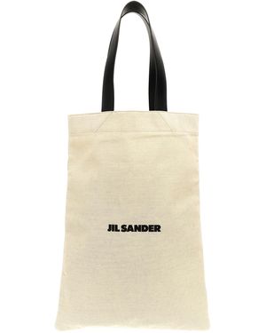 Jil Sander Cotton Tote Bag - Natural