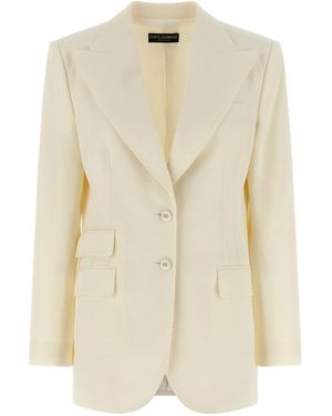 Dolce & Gabbana Dolce & Gabbana Turlington Blazer - Natural