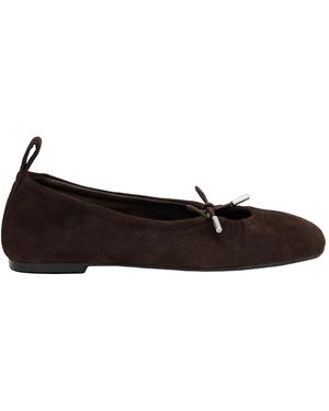Alohas Ballerinas Rosalind Renewed Recycled Leather Upper: Shoe - Black