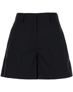 Le Plain Shorts With Belt Loops - Black