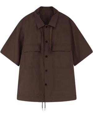 Sacai Shirts Cotone - Brown