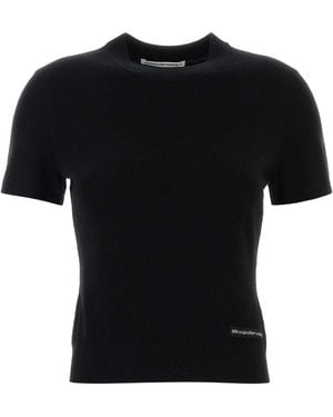 T By Alexander Wang Wool Sweater - Black