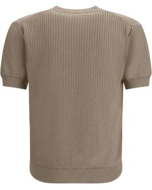 Piacenza Cashmere Jumper Cotton-Silk - Grey
