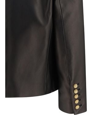 Balmain Spencer Leather Jacket - Black