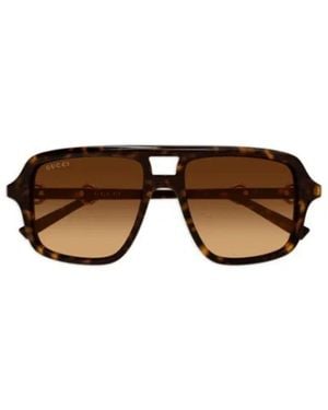 Gucci Gucci Eyewear Gg2052S Gradient Tinted Sunglasses - Brown