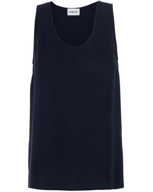 P.A.R.O.S.H. P.A.R.O..H. Short Sleeve Blouse Light Polyester - Blue