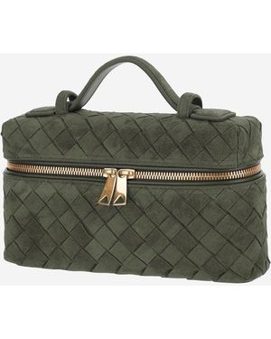 Bottega Veneta Vanity Bag Bang Calfskin Shoulder - Green