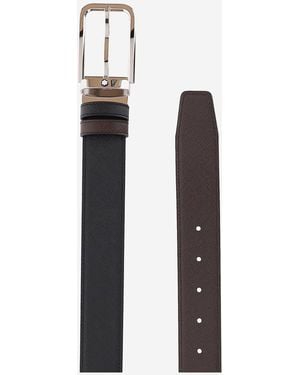 Montblanc Reversible Leather Belt - Multicolour