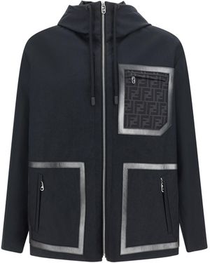 Fendi Mackintosh Jacket - Black