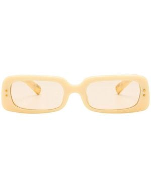Jacquemus Sunglasses Rectangle Full Rim, Pear Frame And Peach Lens Jac-47C3 - Multicolor
