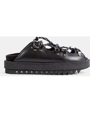 Sacai Treck Slides Mule Sandal - Black