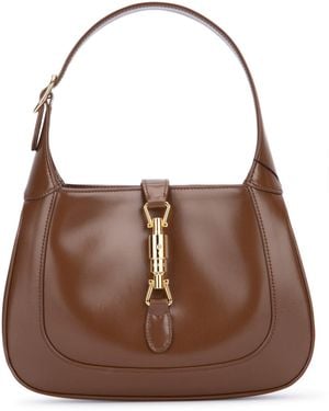 Gucci Jackie 1961 Signature Tote Bag - Brown