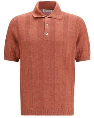 Brunello Cucinelli Denim Shirt - Orange