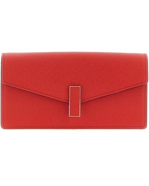 Valextra Iside Clutch Calfskin Leather (Bos Taurus) - Red