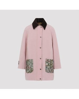 Valentino Caban Denim Jacket - Pink