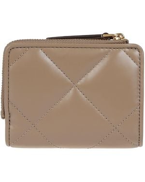 Tory Burch Kira Diamond Bi-Fold Wallet - Brown