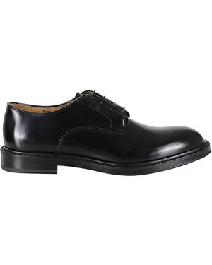 Corvari Derby Liscio Vitello Spazzolato - Black