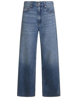 Rag & Bone Mid Cotton Jeans - Blue