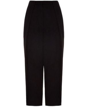 Balmain Cropped Trousers - Black
