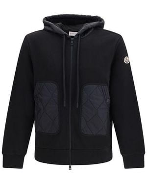Moncler Cotton Sweatshirt Clothing - Blue