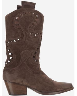 Sartore Suede Boots - Brown