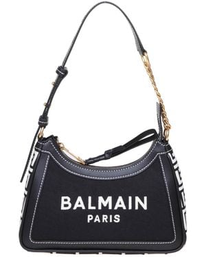 Balmain Shoulder Bags - Black