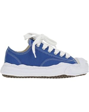 Maison Mihara Yasuhiro Hank Og Trainers Upper: Cotton; Sole: Rubber - Blue