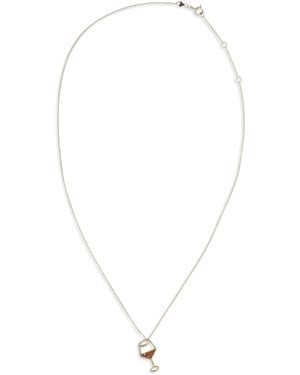 Aliita Spritz Brillante Enamel Necklace Necklaces - White